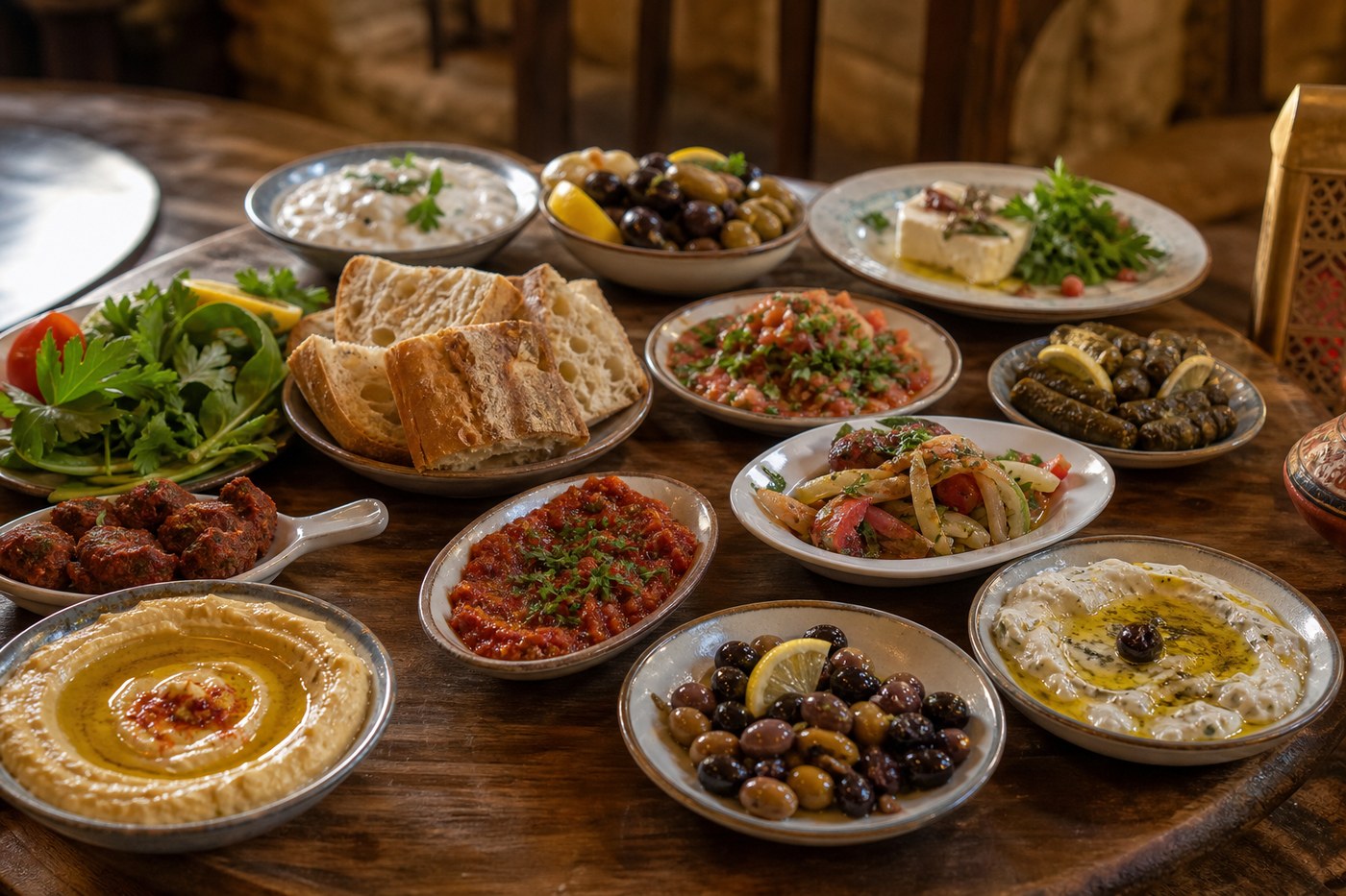 Meze tabağı çeşitleri